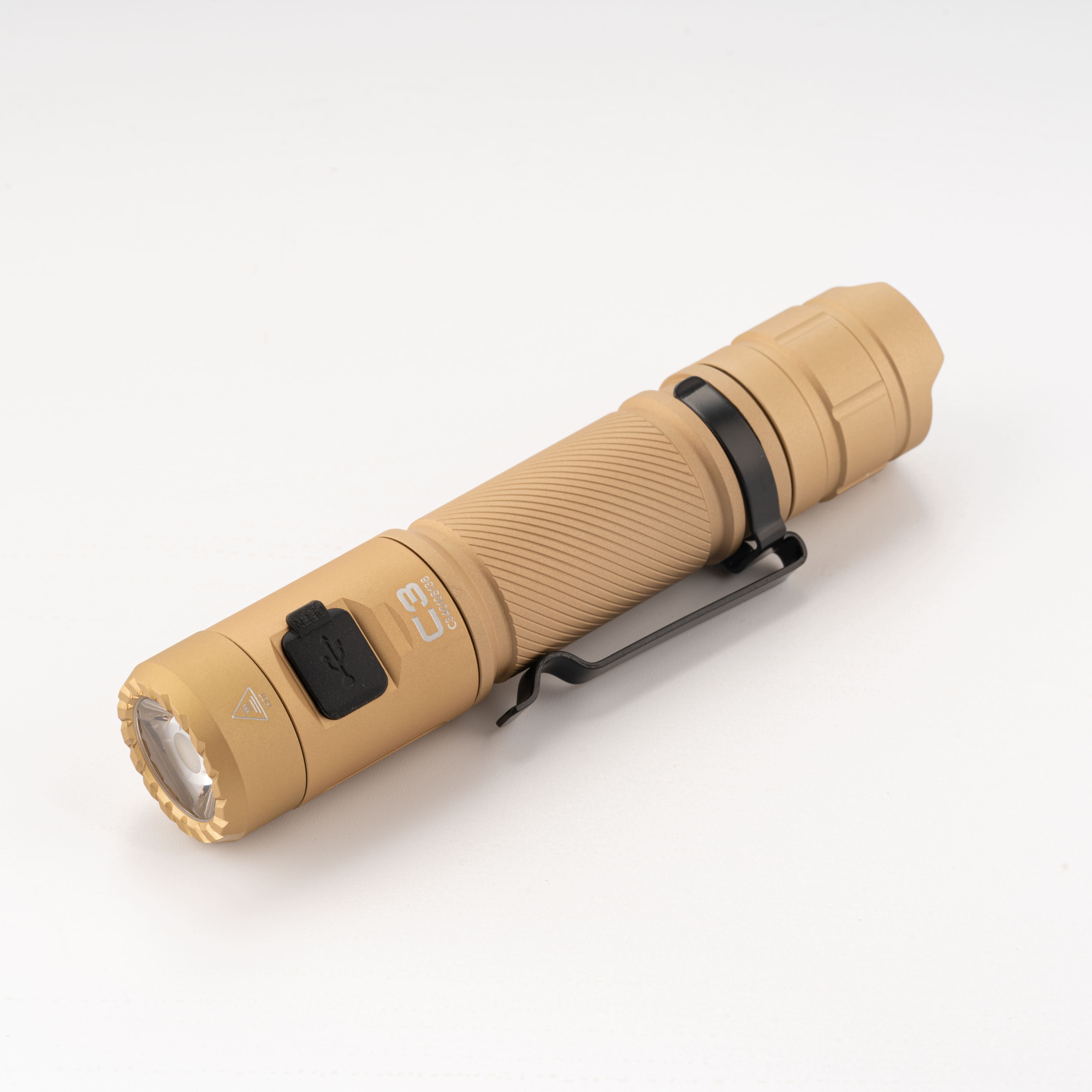 Main product image of KHAKI C3 Flashlight, 1200 Lumens, 6-Mode, Rechargeable, IP68 Tactical