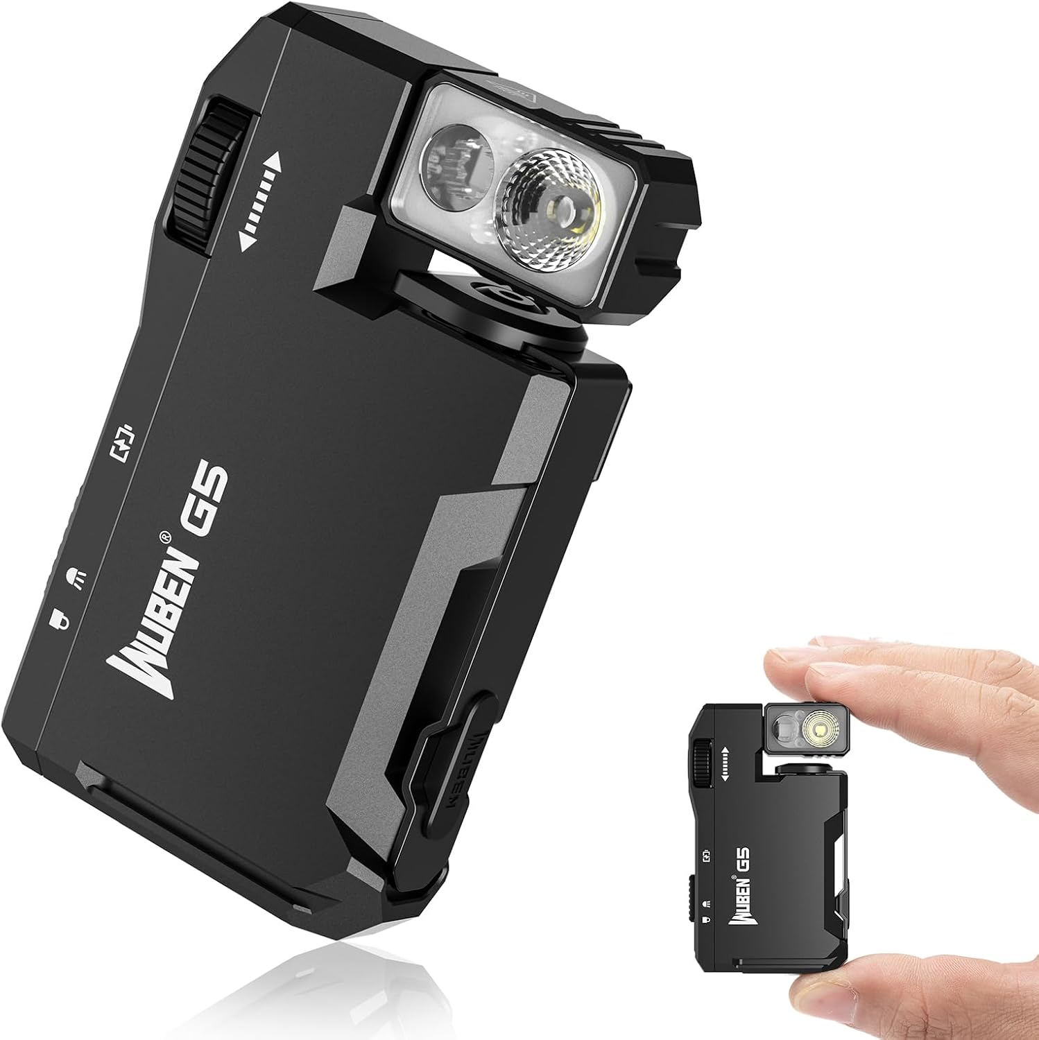 Main product image of BLACK G5 Rechargeable EDC Flashlight, 400 Lumens, Dual LED, RGB