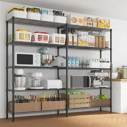 Product image of 58''W x 71''H 5-Tier NSF Wire Shelving Unit, 1500 lbs