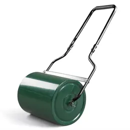 Product image of 16in Steel Lawn Roller with U-shaped Handle, Green & Black
