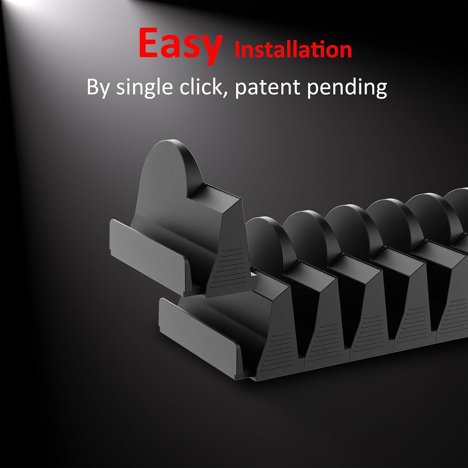 Main product image of Modular Detachable Wrench Organizer, Black Plastic Base