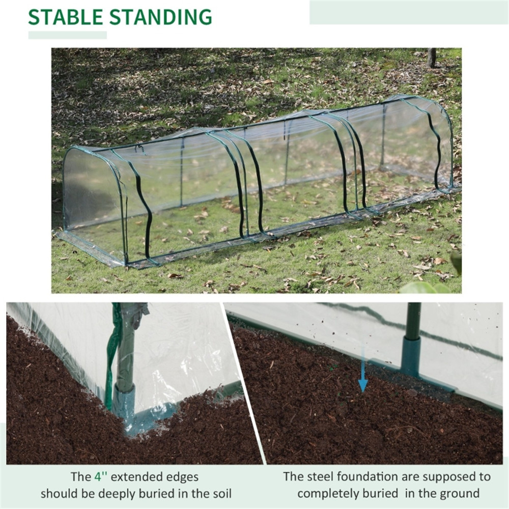 Main product image of Mini Greenhouse, PVC Frame and Clear Cover