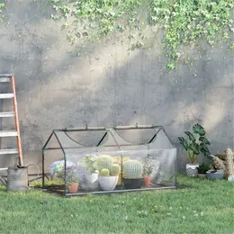 Product image of Greenhouse, 4' x 2' x 2', PVC, Roll-Up Zippered Windows