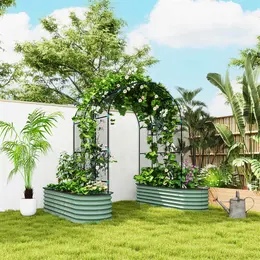 Product image of Galvanized Steel Raised Garden Bed Planter