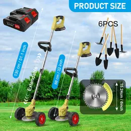 Product image of Cordless Grass Trimmer and Brush Cutter, 2-Battery Kit