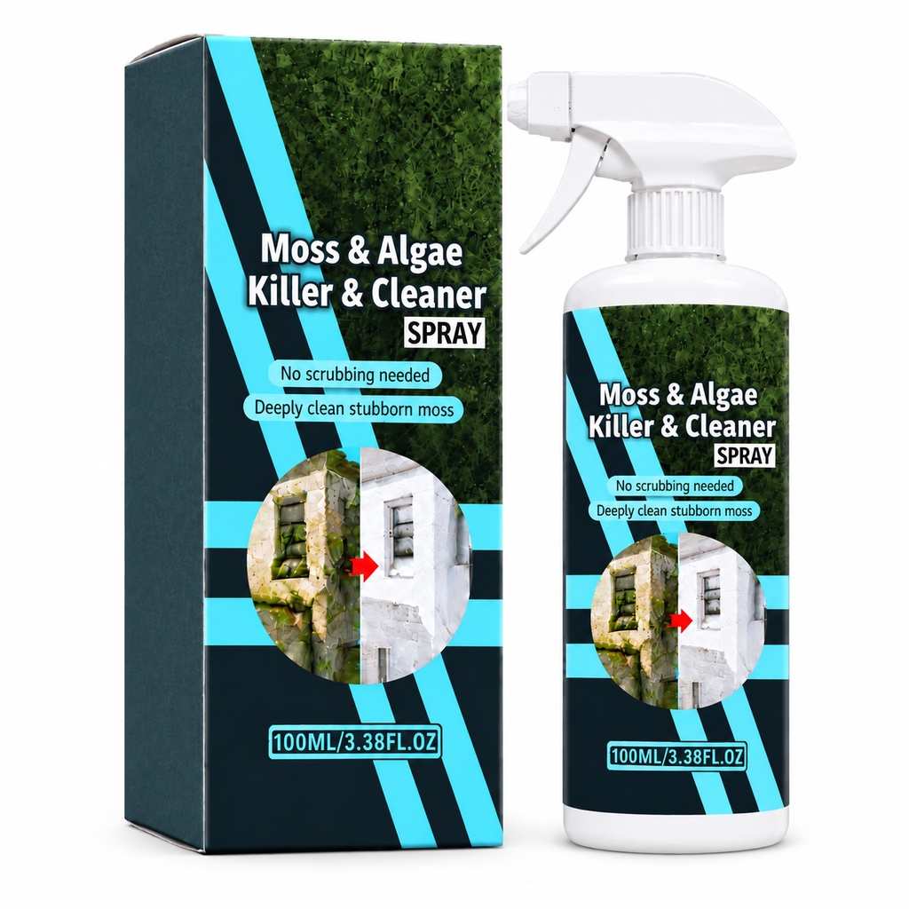 Main product image of Moss & Algae Killer & Cleaner, 100ml, Cleaning Agent for Home Cleaning