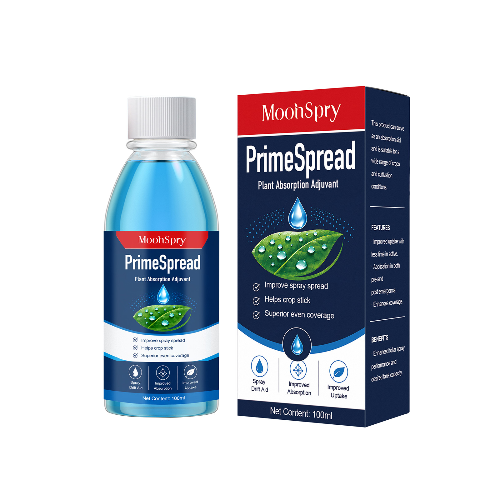 Main product image of MOONSPRY Plant Absorption Adjuvant, 100ml, Garden Supplies for Outdoor Garden