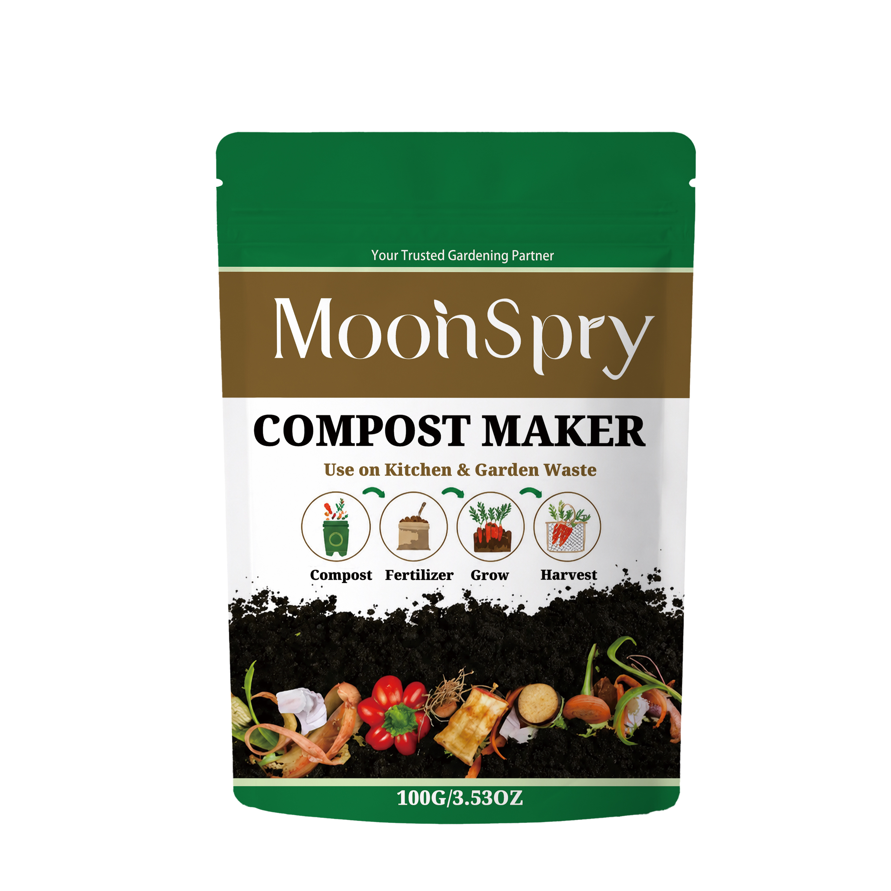Main product image of MOONSPRY Compost Maker for Daily Use, 100g