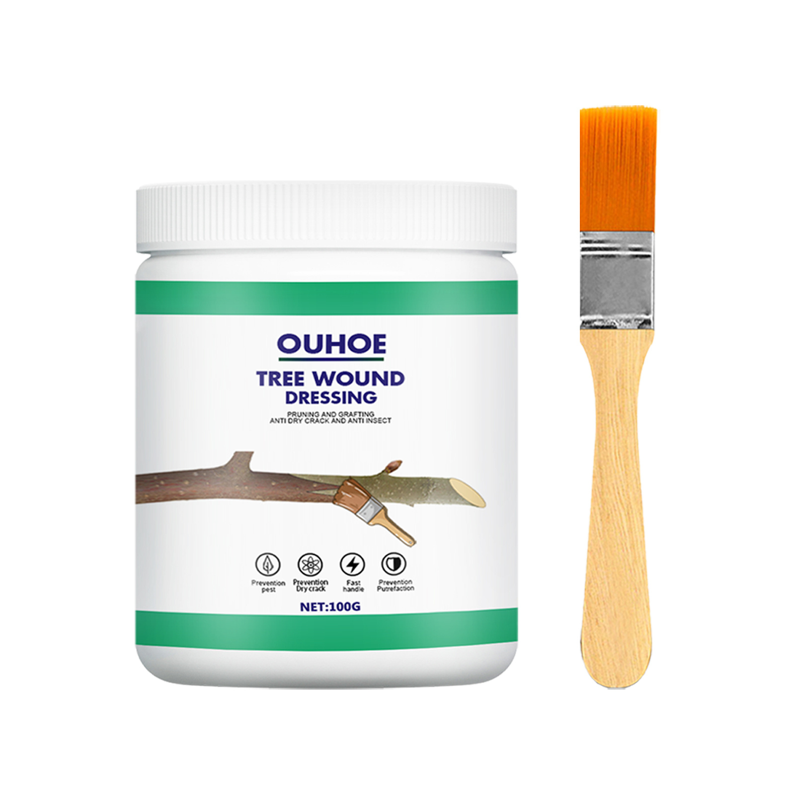 Main product image of Tree Wound Healing Agent, 100g+ Brush *1, Tree Wound Repair for Daily Use