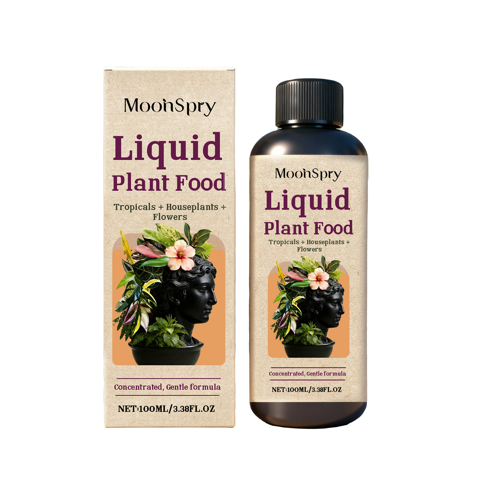 Main product image of MOONSPRY Liquid Plant Food, 100ml, Plant Nutrition, Garden Supplies for Outdoor Garden