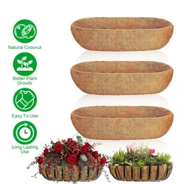 Product image of 3-Pack 24-Inch Coir Window Box Liners