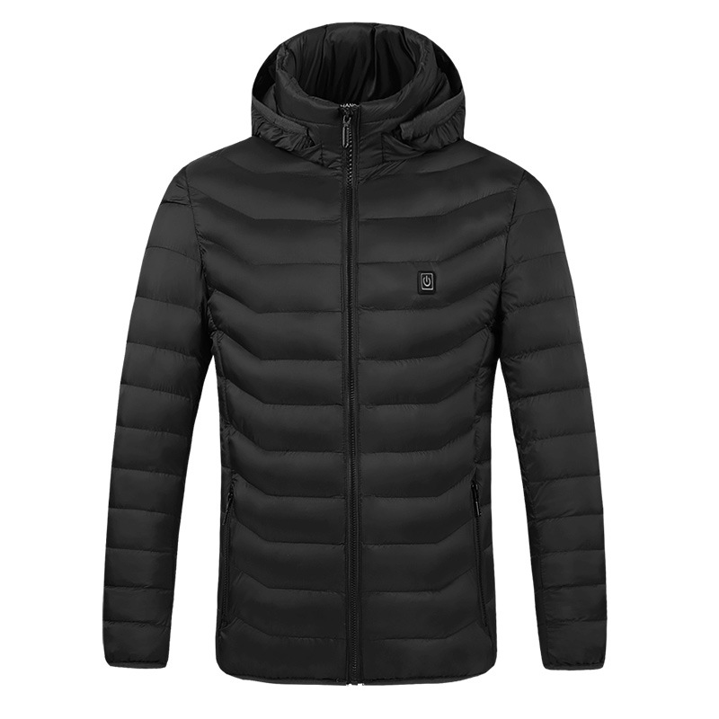 Main product image of New Men Heated Jacket Coat USB Electric Jacket Cotton Heater Thermal Women Clothing Heating Vest Top Coat Warmer Than Down Jackets