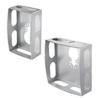 Product image of 2-Piece Square Slot Cutter for Milwaukee M18 Multi-Tool, Drywall Outlet Boxes
