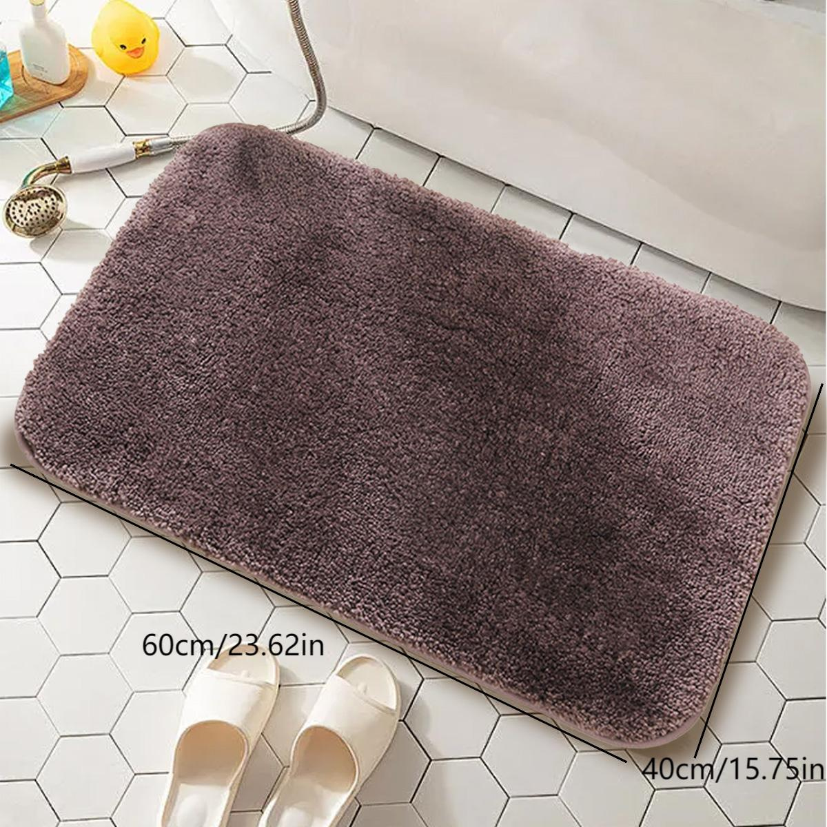 Bathroom anti-slip floor mat-thick-dark coffee-40 * 60cm-1 piece
