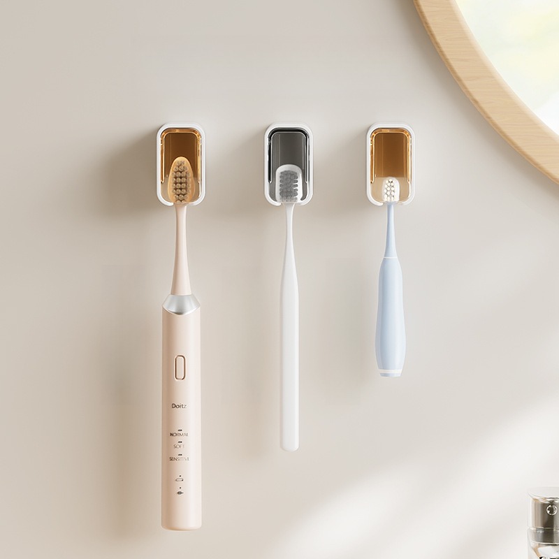 Main product image of Toothbrush Holder,Wall Mounted Toothbrush Holder, No Drill Toothbrush Holder