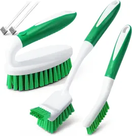 Product image of 5 Pack Handheld Scrub Brushes for Kitchen, Floor, Tile, Grout, Sink
