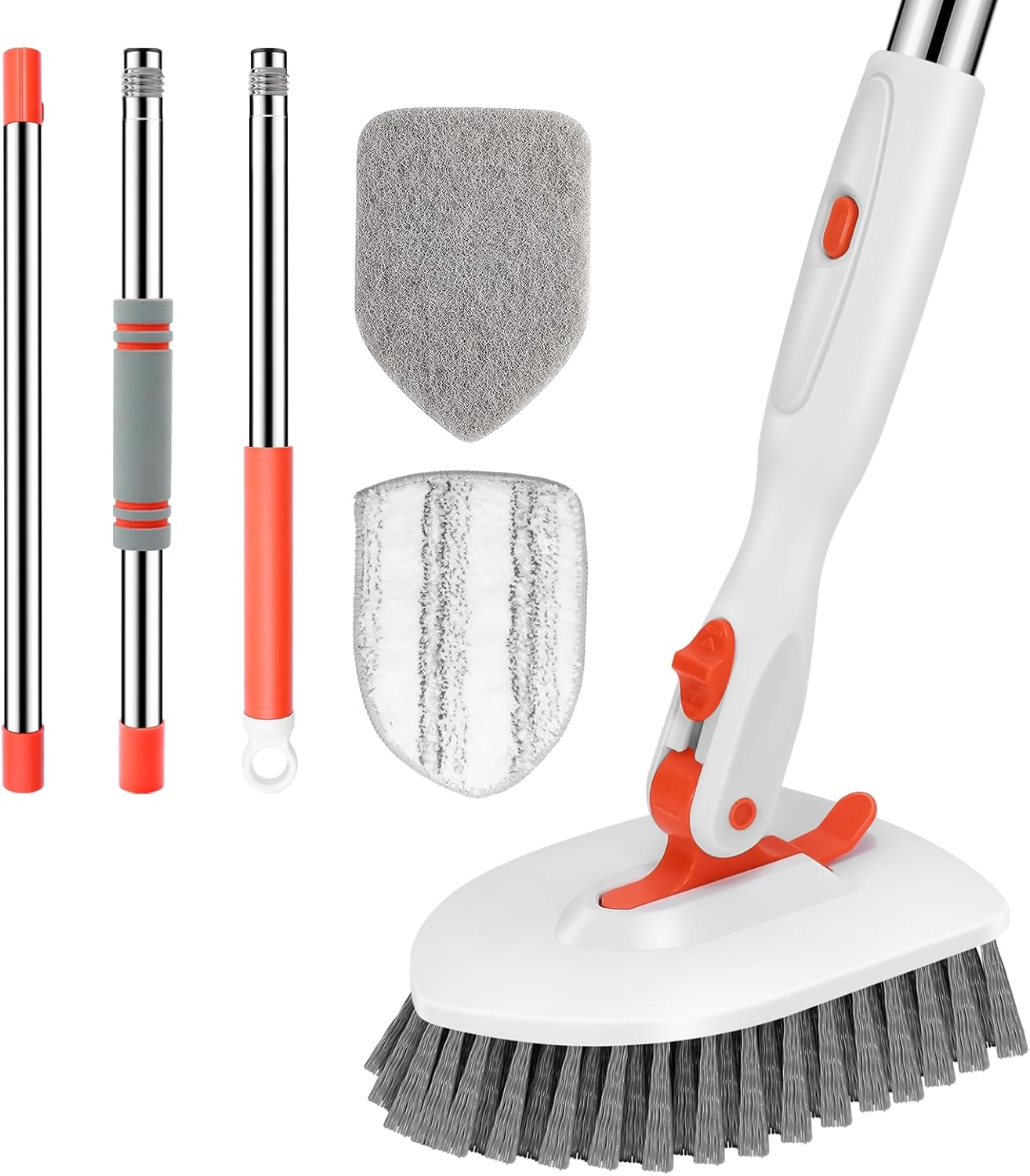 Main product image of 3-in-1 Floor Scrub Brush with 52-Inch Adjustable Handle