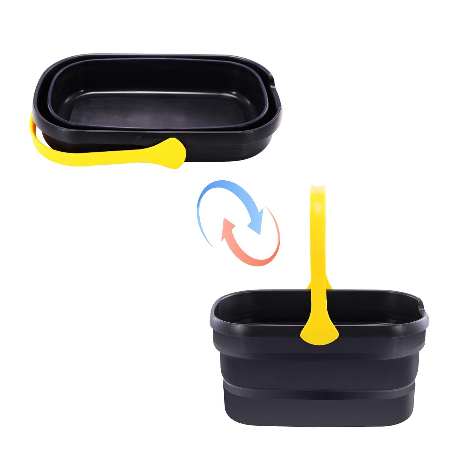 Main product image of 10L Washing&Storage Bucket Folding Portable Mop&Food&Drink Home&Outdoor Camping