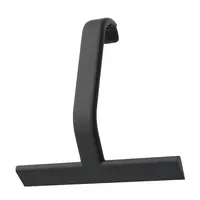 Product image of 10 Inch Black Shower Squeegee with Integrated Hook