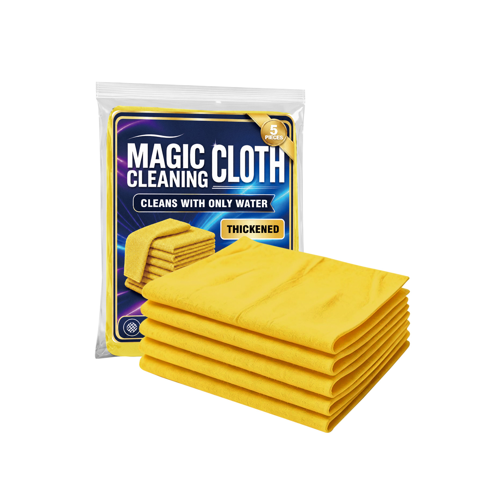 Main product image of Cleaning Agent, Cleaning cloth, 5pcs, for Both soft and hard surfaces