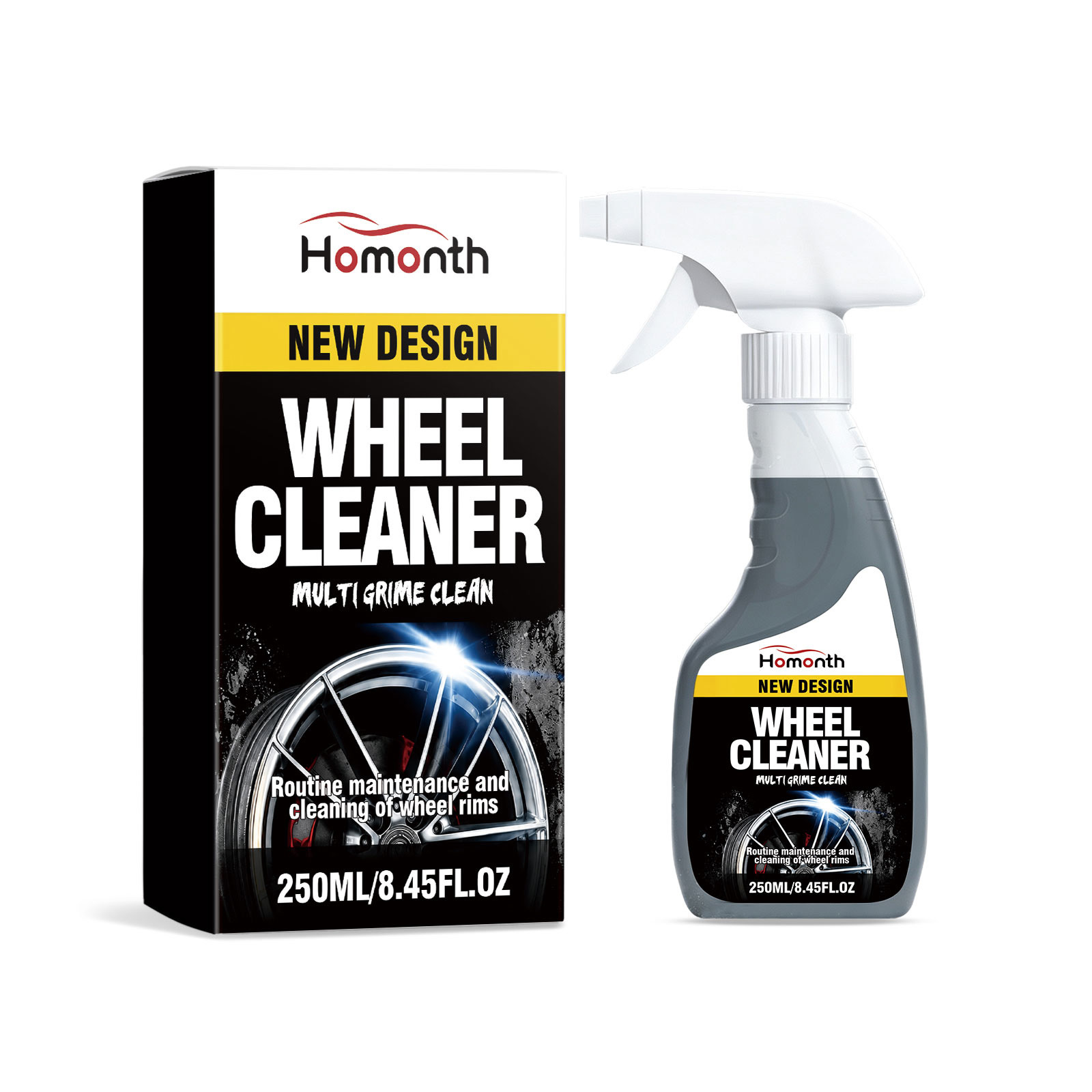 Main product image of Cleaning Agent, Wheel Cleaner, 250ml, for Wheel hubs of multiple materials including steel