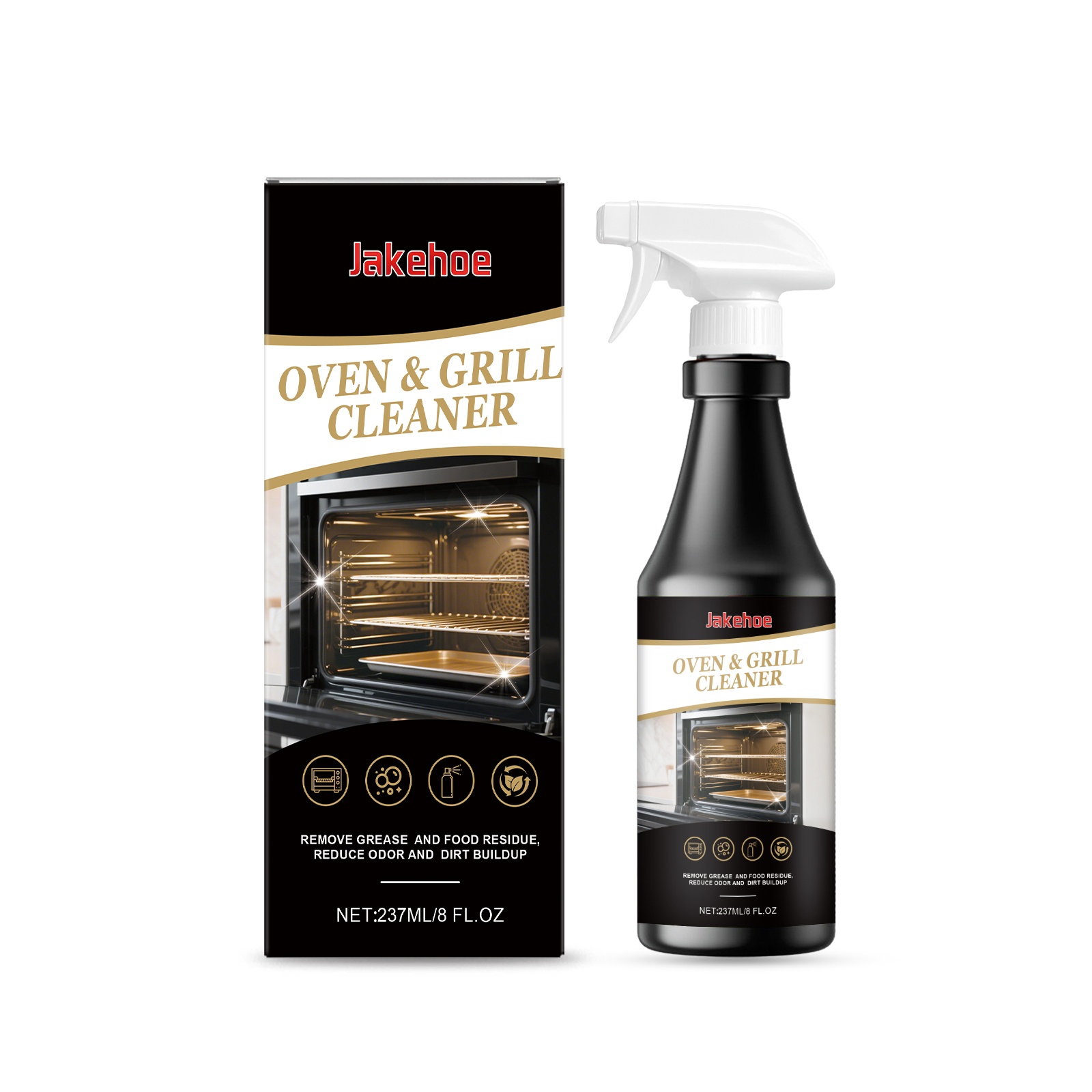 Main product image of JAKEHOE Heavy Duty Oven Cleaner, 237ml, Oven Cleaning, Cleaning Agent for Home Cleaning