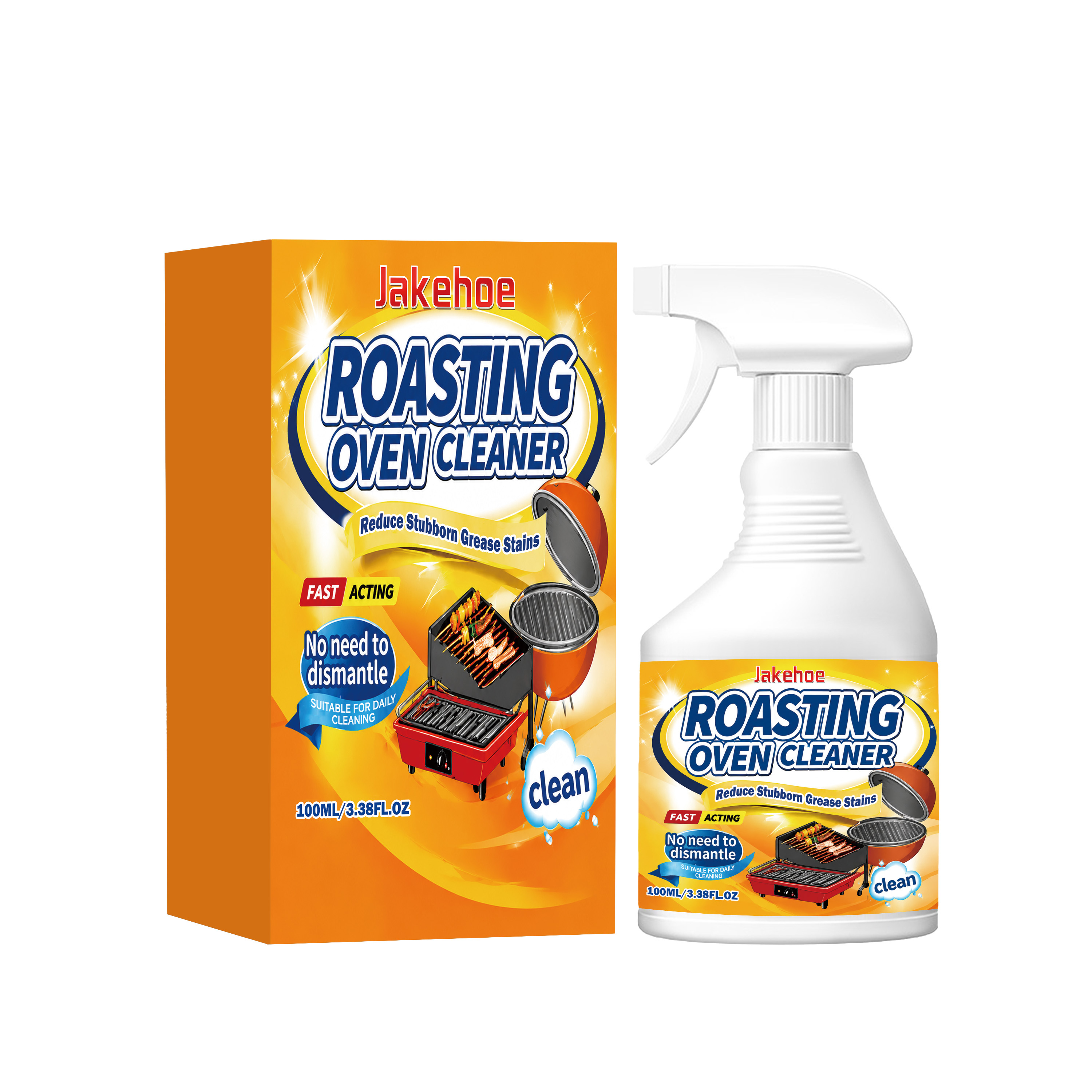 Main product image of JAKEHOE Oven Cleaner, 100ml, Oven Cleaning, Cleaning Agent for Home Cleaning