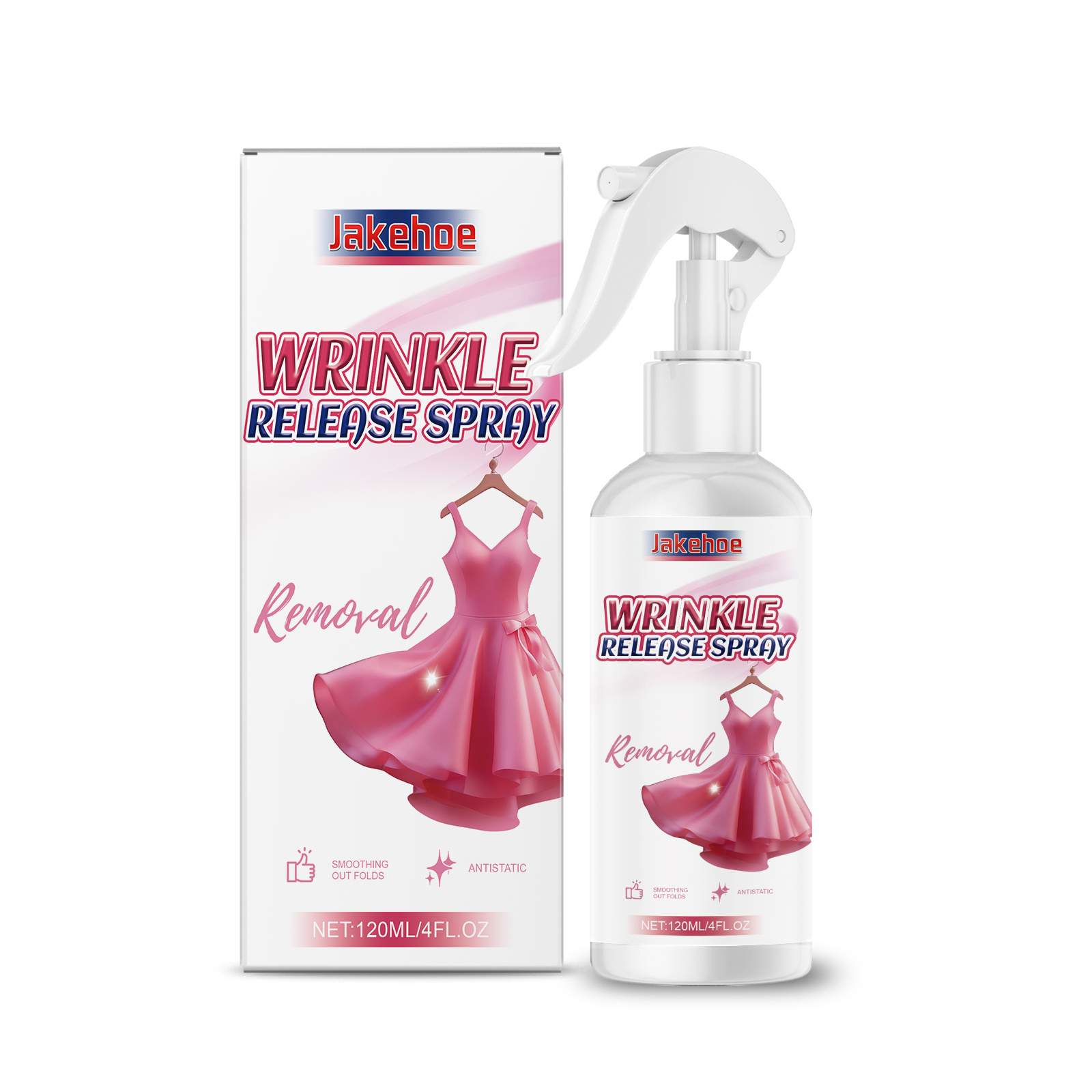 Main product image of Anti-wrinkle Spray for Clothes, 120ml, Laundry Cleaning, Cleaning Agent for Home Cleaning