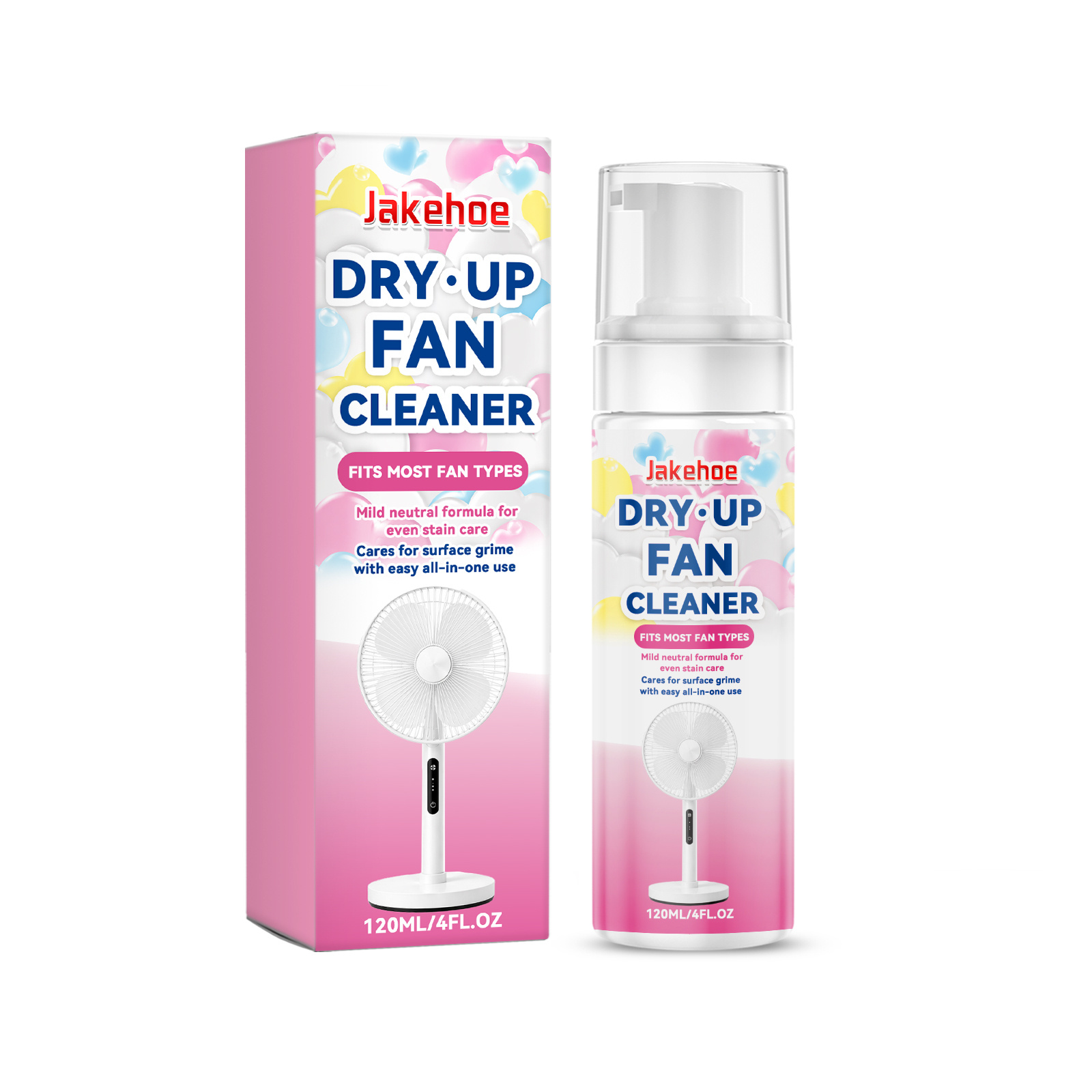 Main product image of JAKEHOE Fan Cleaner, 120ml, Cleaning Agent for Home Cleaning