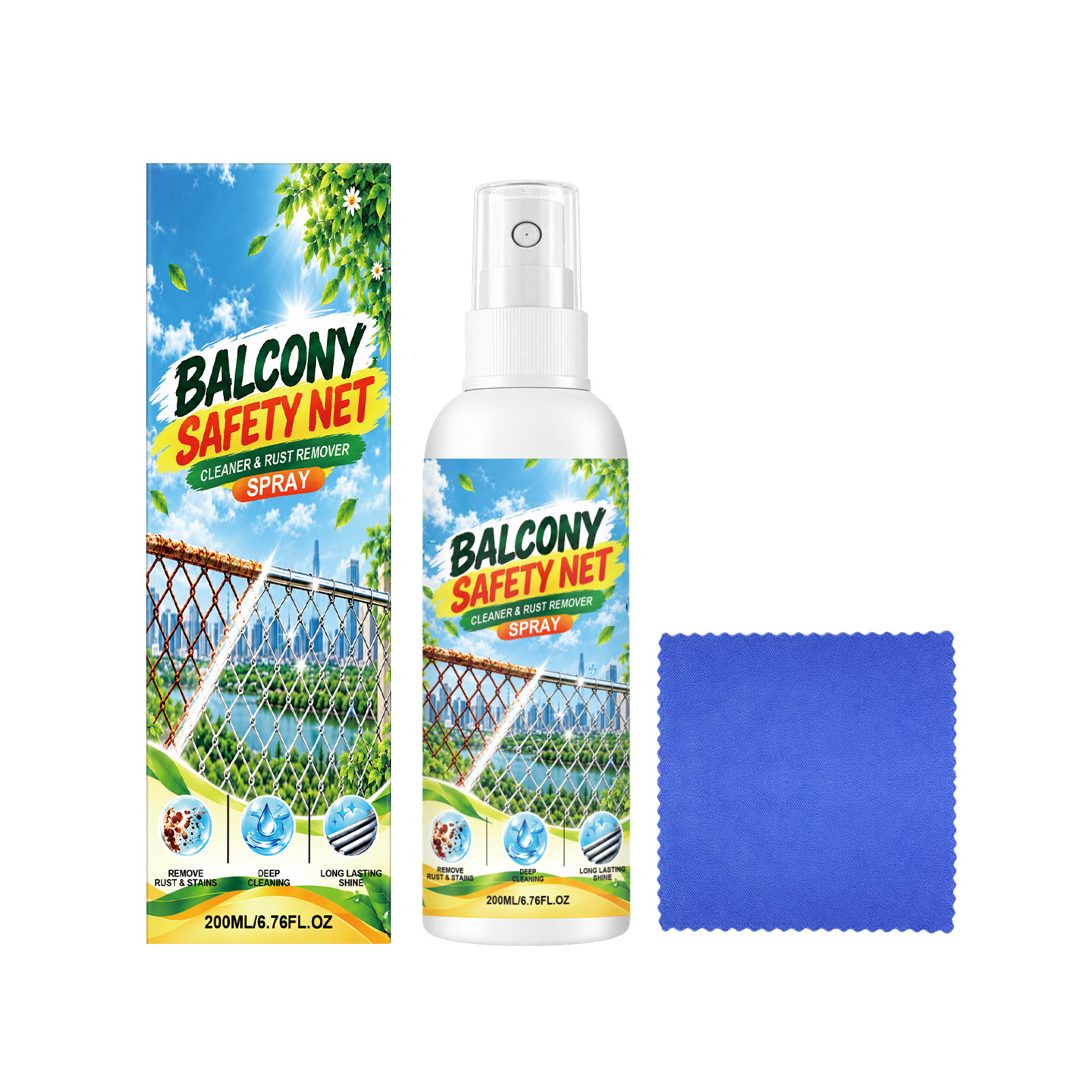 Main product image of Cleaner & Rust Remover Spray, Cleaning Agent for Home Cleaning