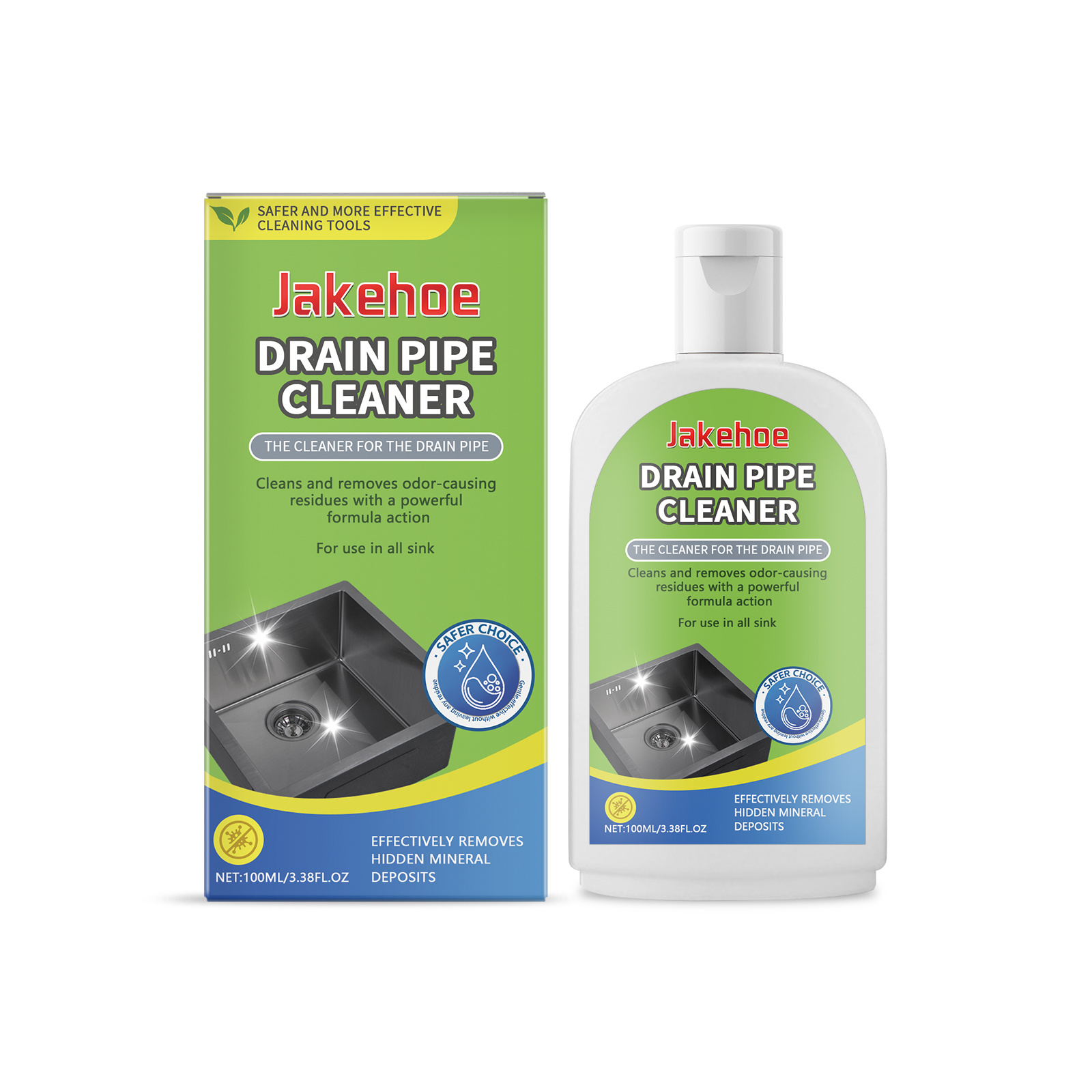 Main product image of Drain Pipe Cleaner, 100ml, Pipe Dredging, Cleaning Agent for Home Cleaning