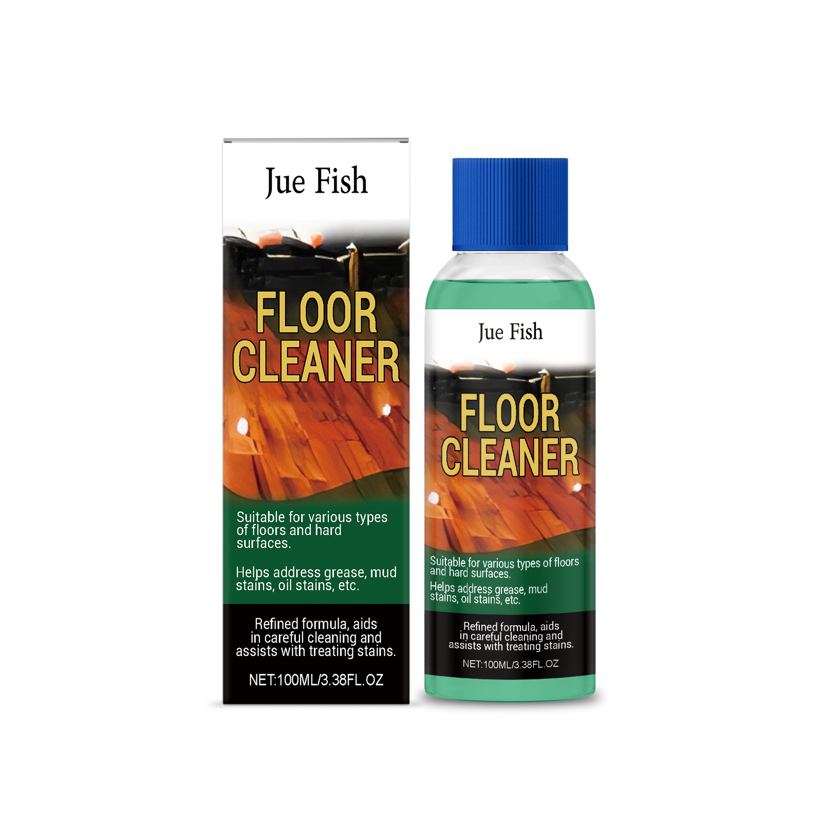 Main product image of JUE FISH Floor Cleaner, 100ml, Cleaning Agent for Home Cleaning