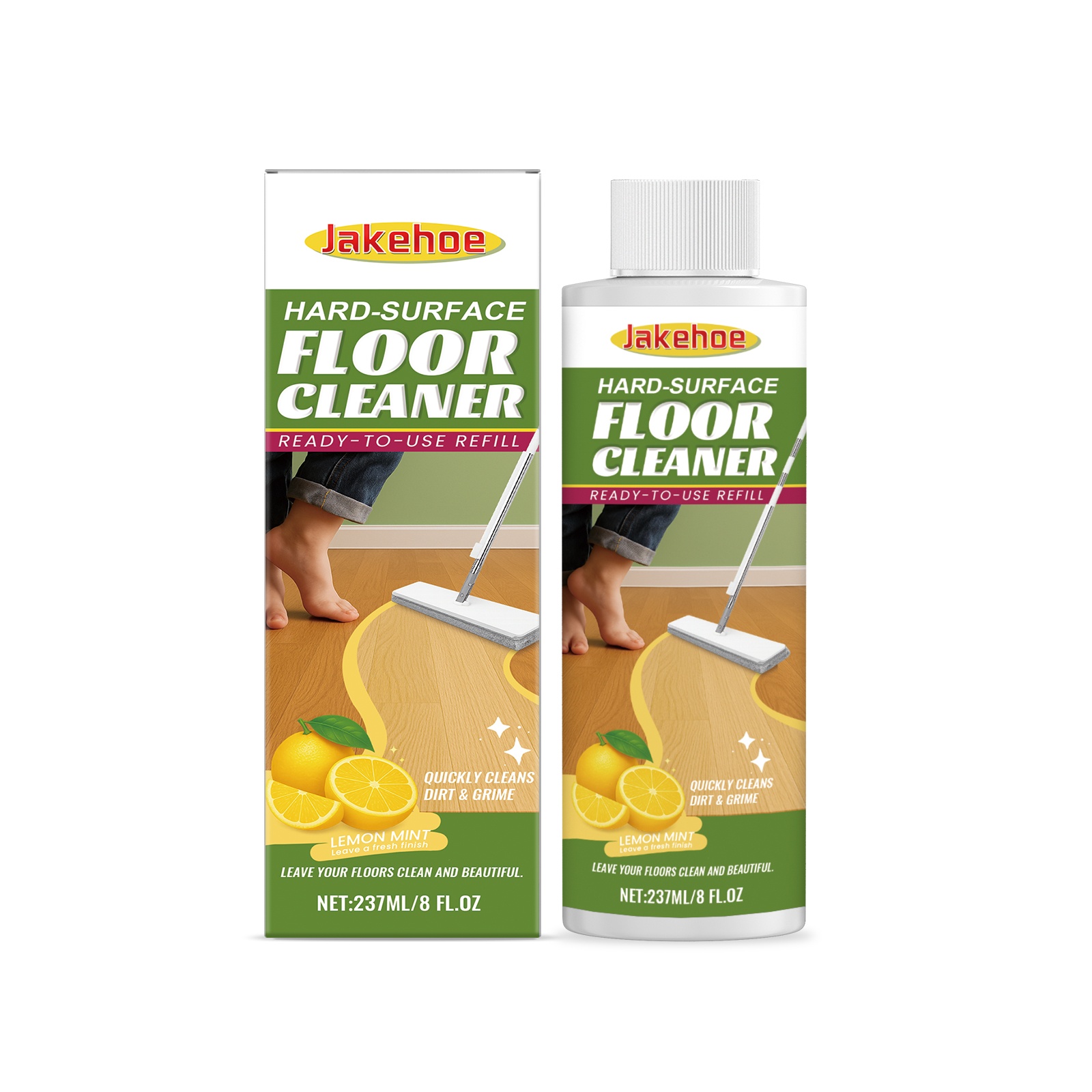 Main product image of Floor Cleaner (Lemon and Mint Flavor), 237ml, Cleaning Agent for Home Cleaning