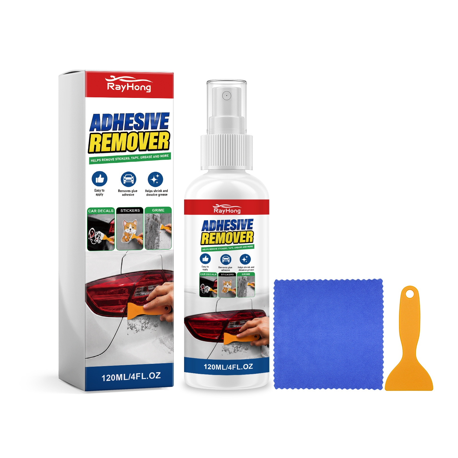Main product image of RAYHONG Adhesive Remover, Automobile Cleaning, Paint Remover for Car Care