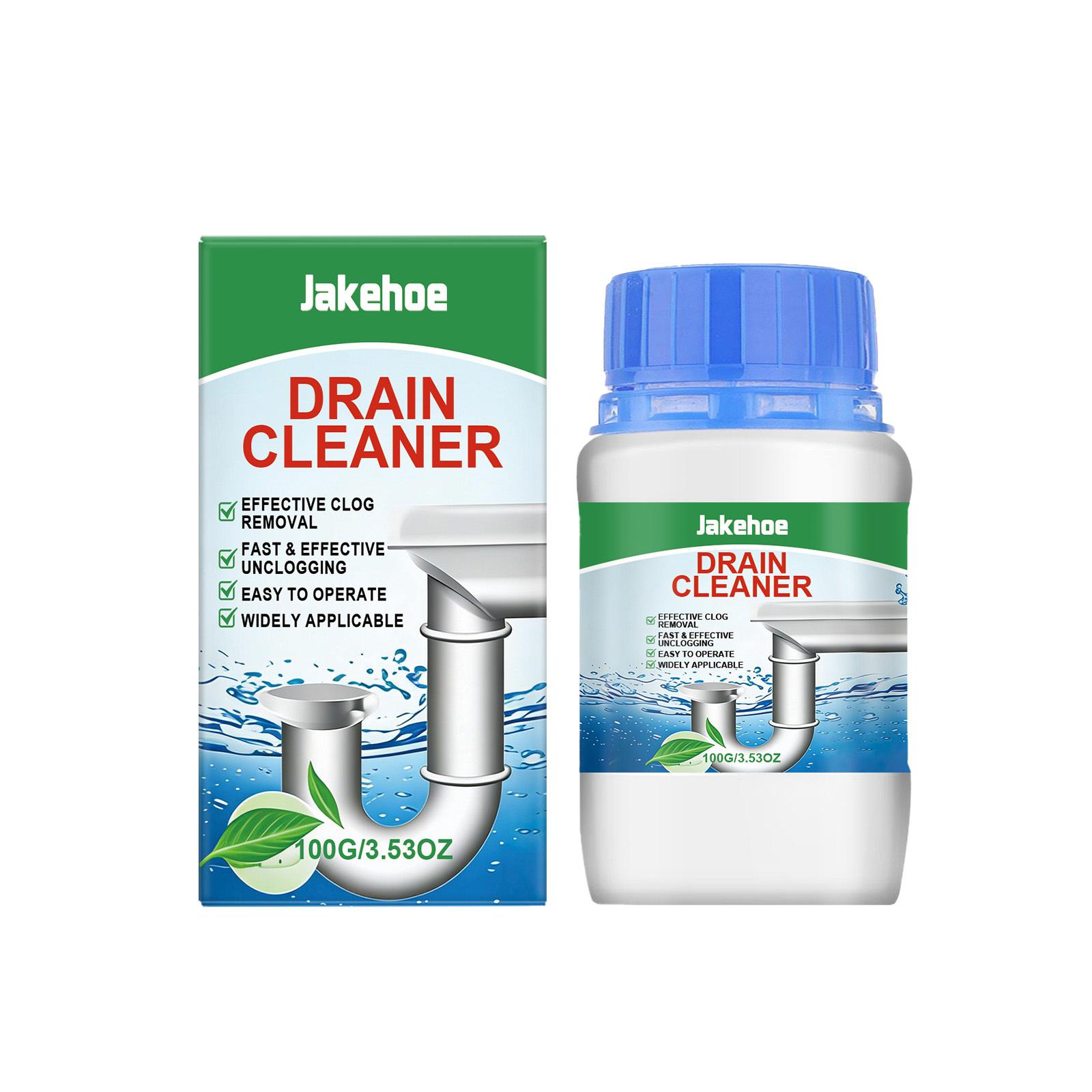 Main product image of Drain Cleaner, 100G, Clean Odor, Cleaning Agent for Home Cleaning