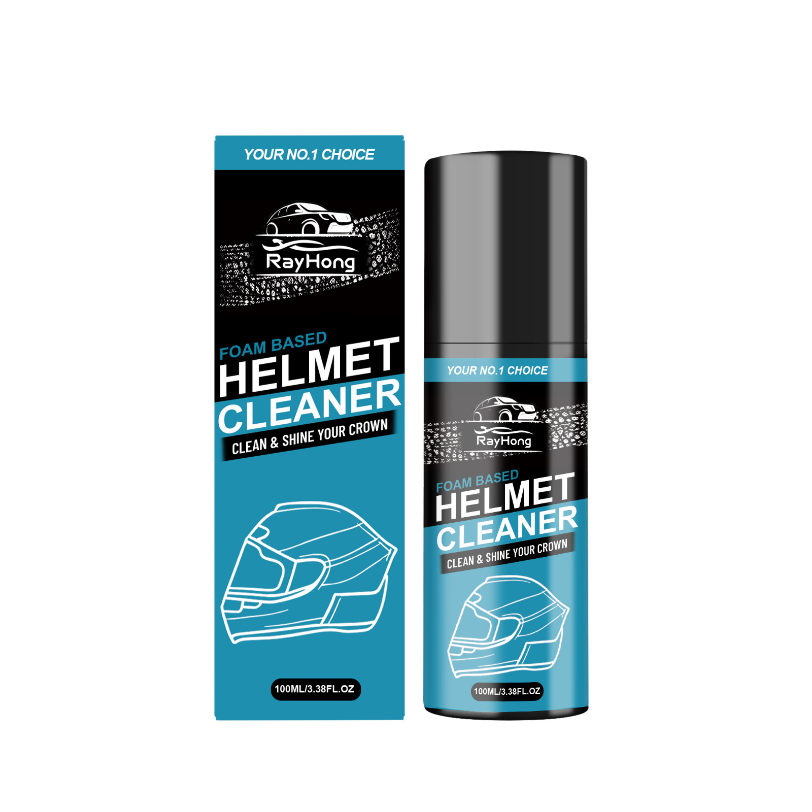 Main product image of RAYHONG Helmet Cleaner, 100ml, Cleaning Agent for Home Cleaning