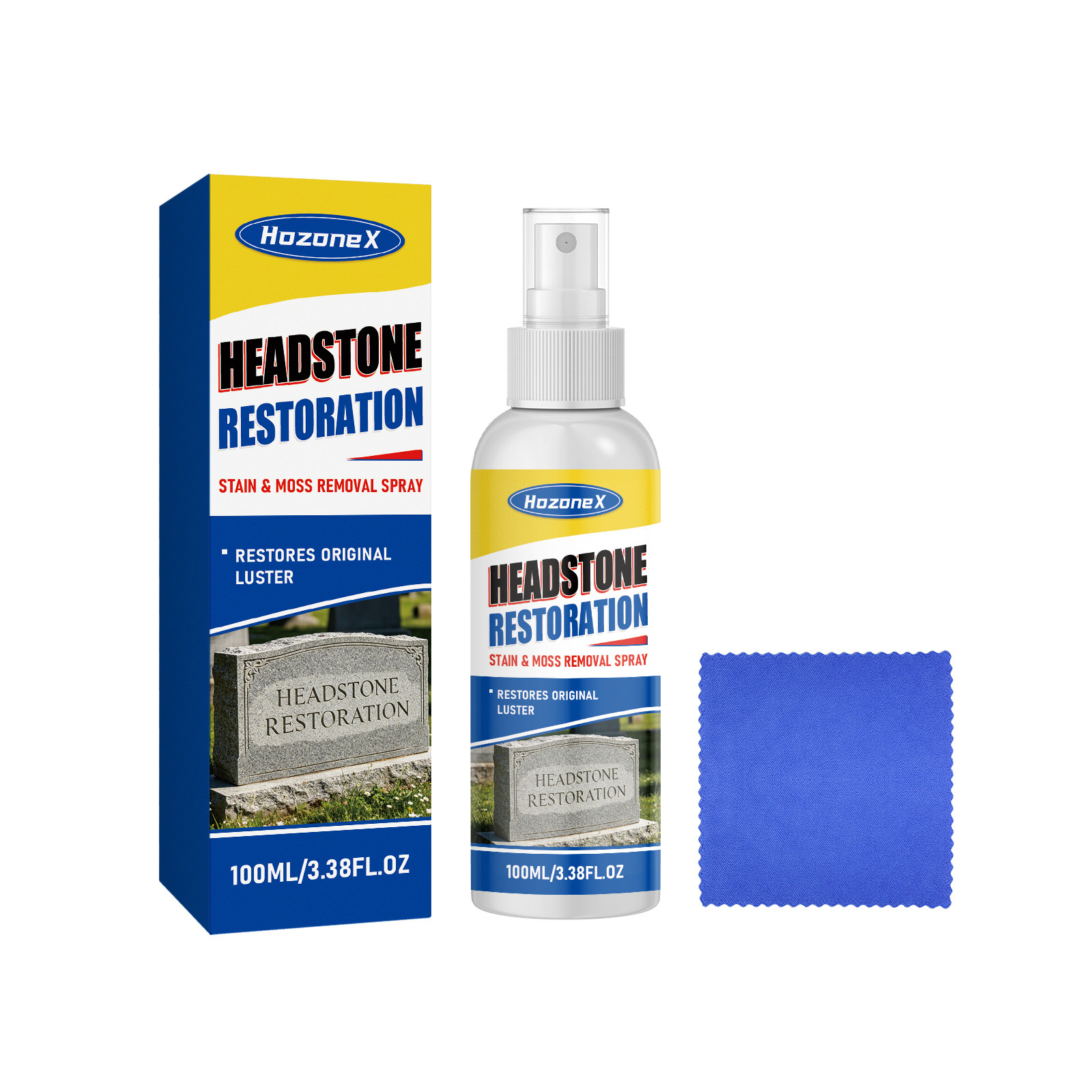 Main product image of Grave Marker Cleaner, 100ml, Grave Marker Cleaning, Cleaning Agent for Home Cleaning