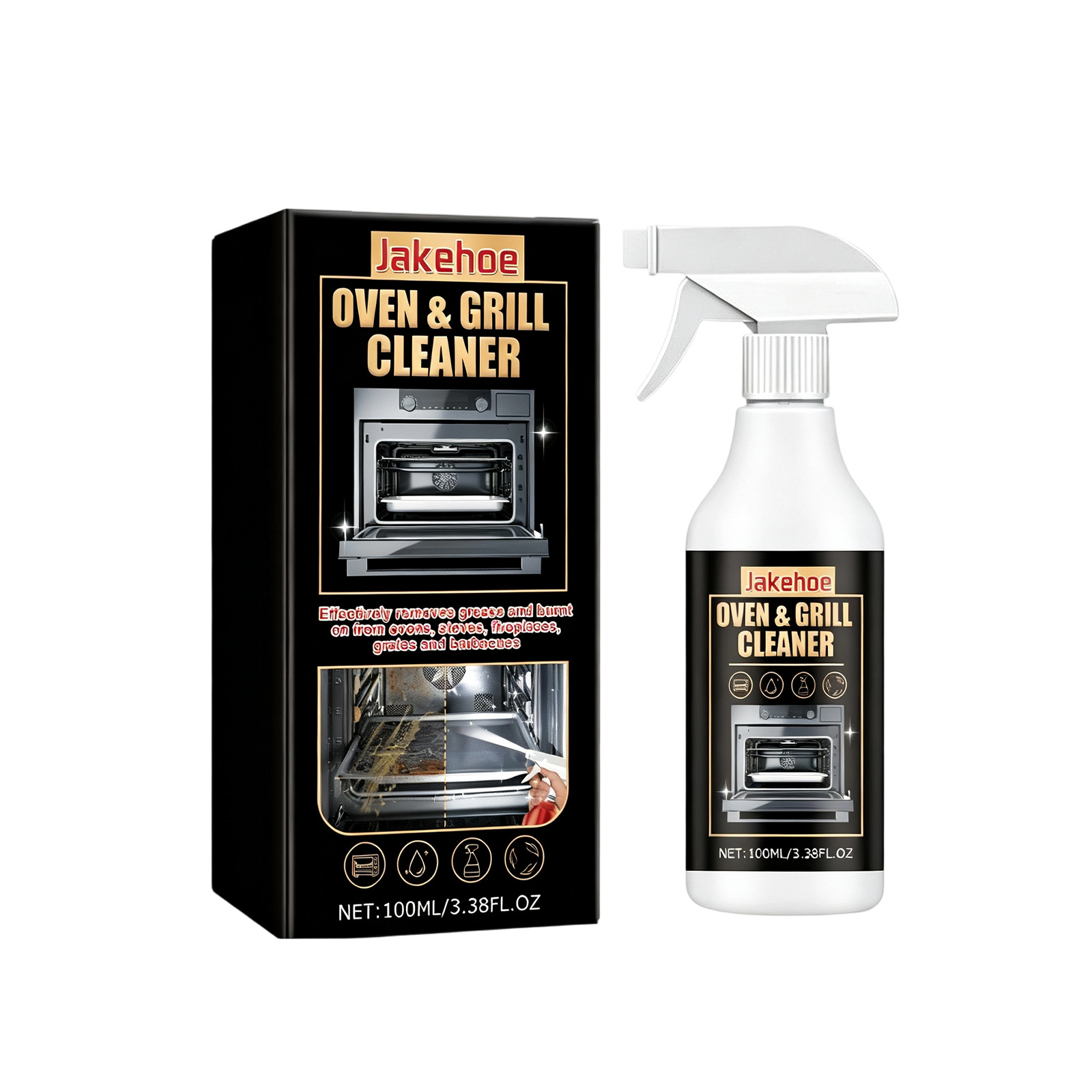 Main product image of Stove and Oven Foam Cleaner, 100ml, Cleaning Agent for Home Cleaning
