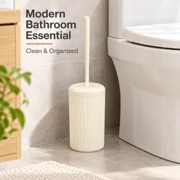 Product image of Toilet Brush Holder Stripes White