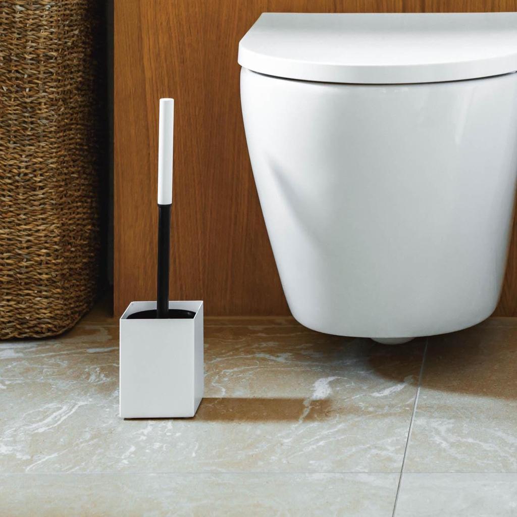 Main product image of Toilet Brush Holder White Black