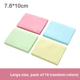 Self-adhesive note paper-100 blue sheets per book