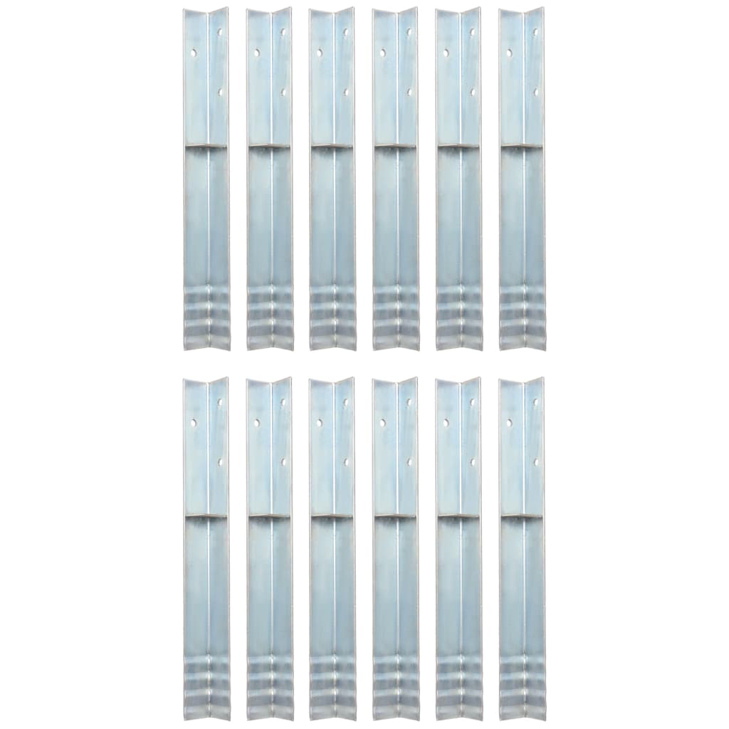 L-shaped ground anchors for play towers, 12 pieces, 5
