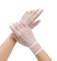 Product image of White Lace Hollow Gloves for General Purpose Use, Single Pair