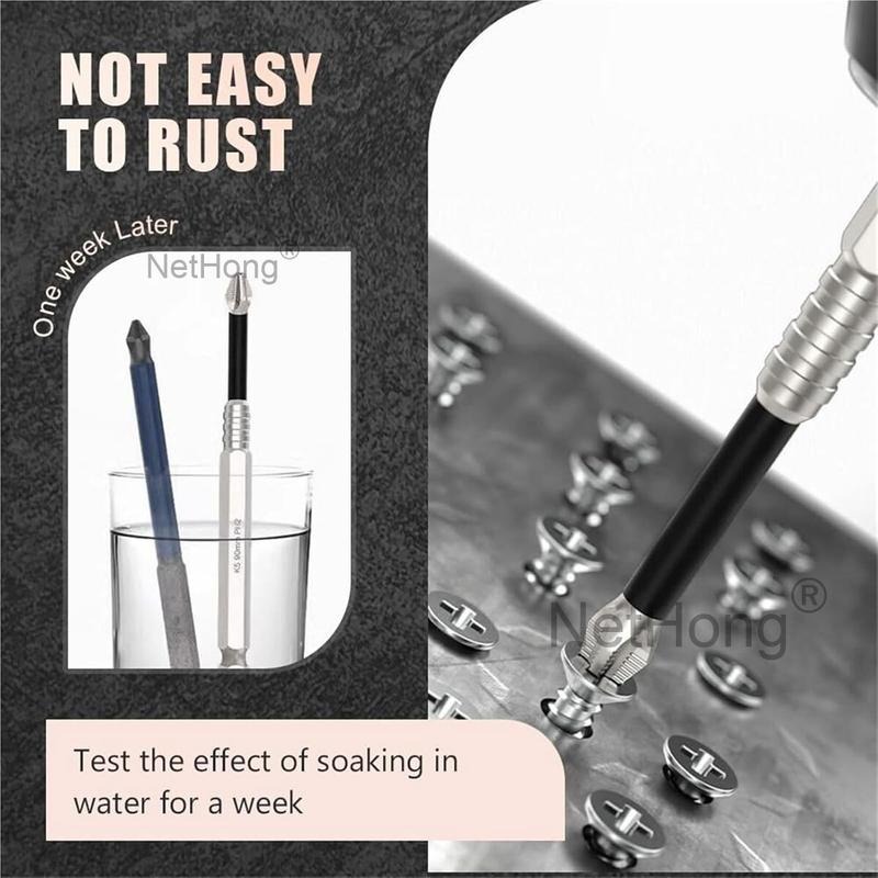 Main product image of 9-Piece Phillips Magnetic Anti-Slip Impact Screwdriver Bit Set