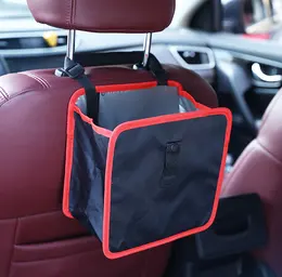 Car back storage bucket-red-Oxford cloth-23 * 22.5 *14cm-1 piece