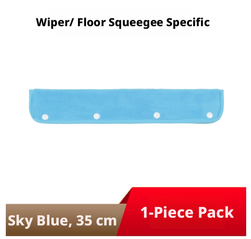 Mop cloth-sky blue-35cm-1 strip