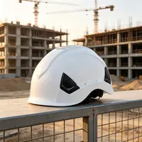 Product image of Adjustable Vented Safety Helmet with 6-Point Ratchet Suspension