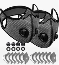 Product image of 2x Reusable Half Face Mask Respirator Filters