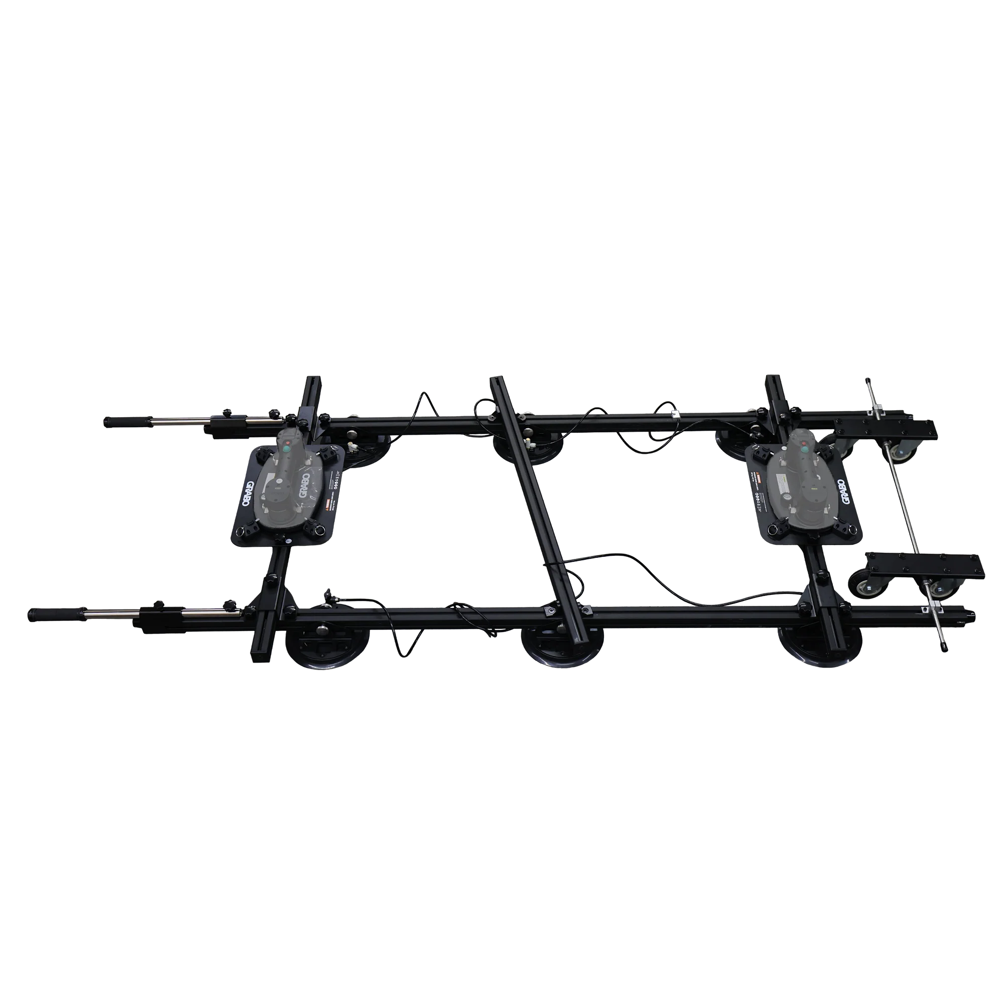 GRABO Panel Pro Modular Rail Vacuum Lifting System, 6 Cups up to 441 lb