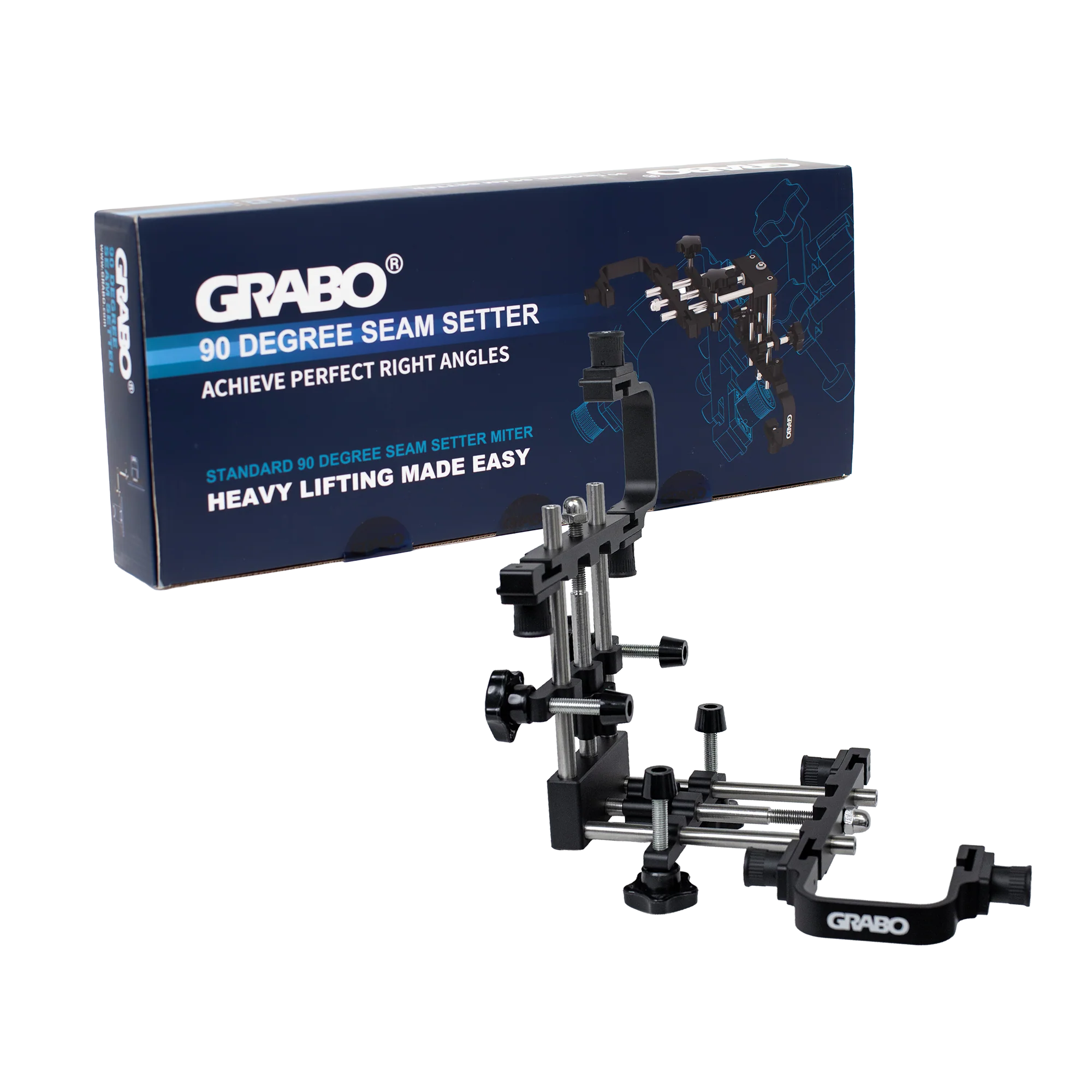GRABO 90 Degree Seam Setter V2 Right Angle Jig for Gripster Lifters